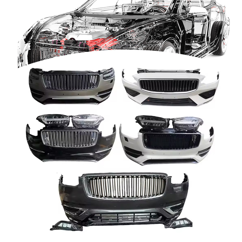 Womala Auto Parts Full Accessories OEM Bodykit Car Bumper Grill Untuk xc60 depan wajah kit aksesoris tubuh OE 398489