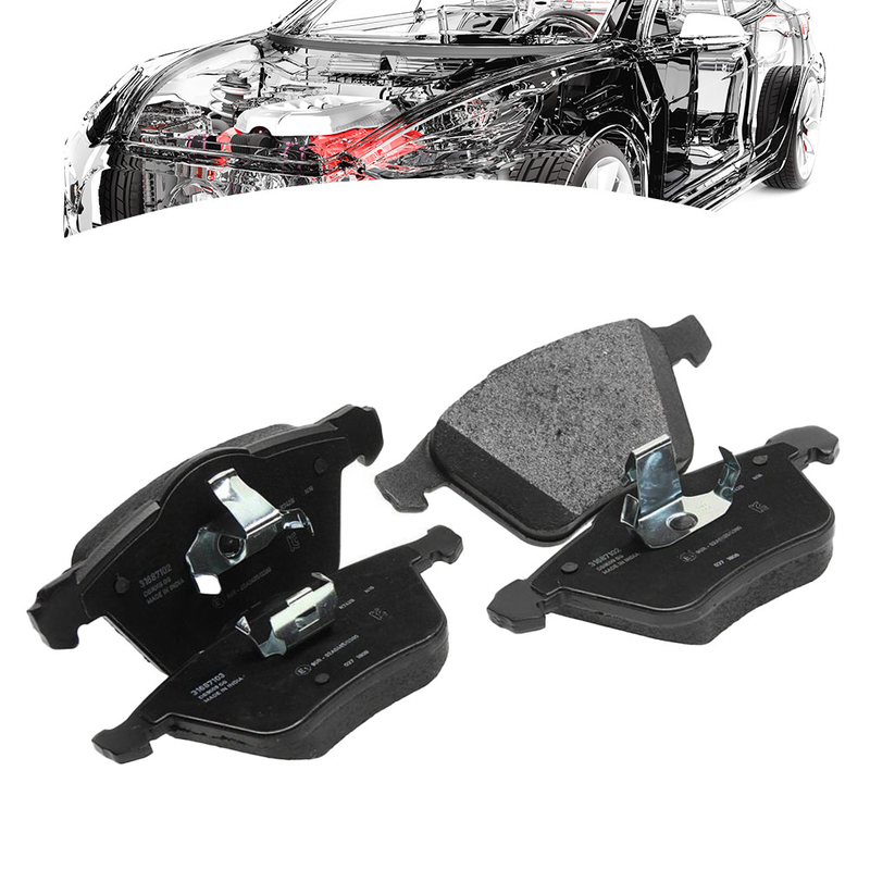 Set Pad Rem 31687101 Pad roda depan untuk XC90 T6 V8 2003-2014
