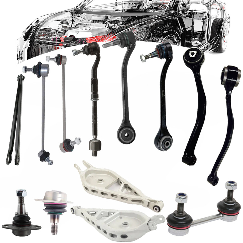 Bagian Otomotif Suspensi Kepala Bola Balance Bar Tie Rod Control Arm Belakang Bagian Bawah Wishbone Untuk BMW Old X3 E83 2004-2008
