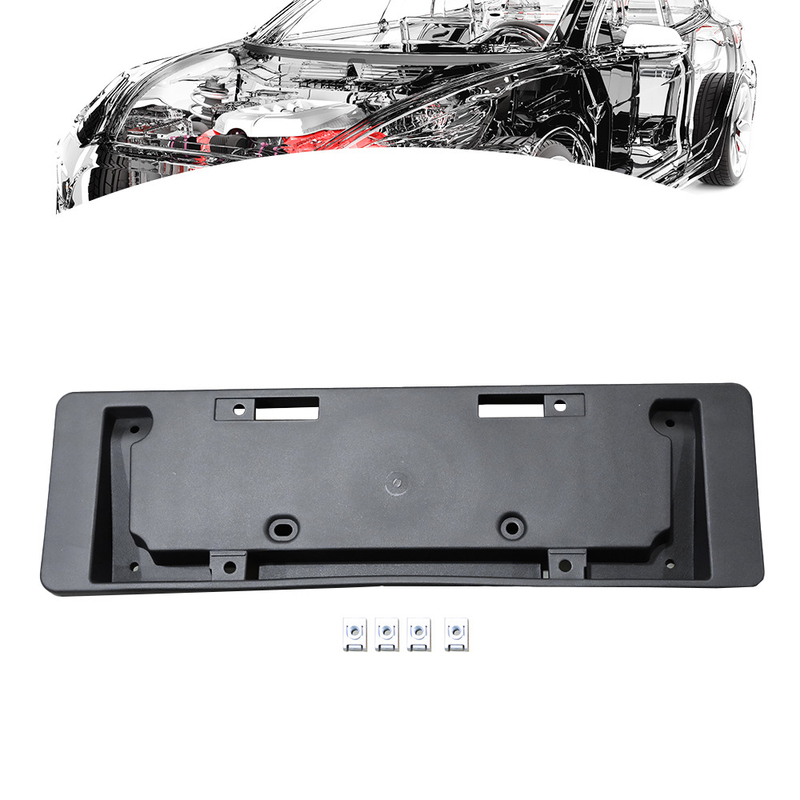 Kerangka plat nomor depan Womala 1493098-00-A-P untuk bumper depan Model Y