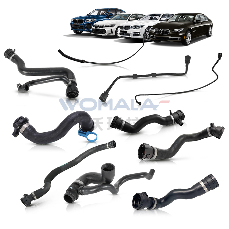 Suku Cadang Otomotif Womala 1712 7531 768 1712 8602 870 Selang Radiator Pipa Air Pendingin untuk BMW