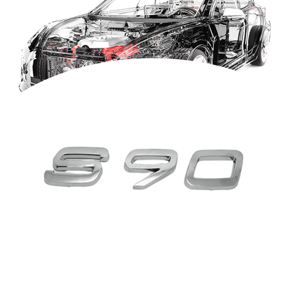 Deck Lid Emblem 31391018 untuk S90 Sedan Baju Belakang